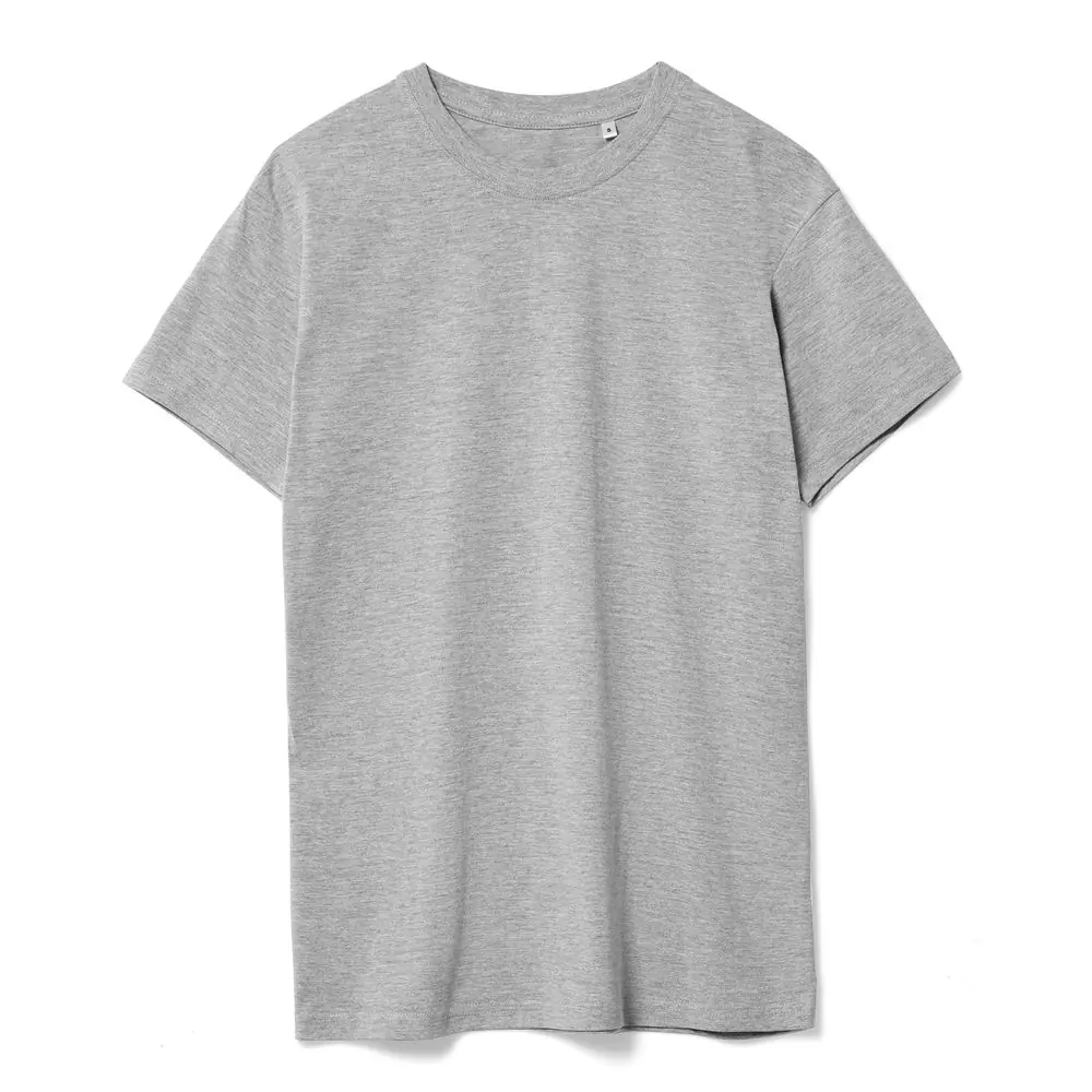 Футболка унисекс T-bolka 160, серый меланж, размер XXL