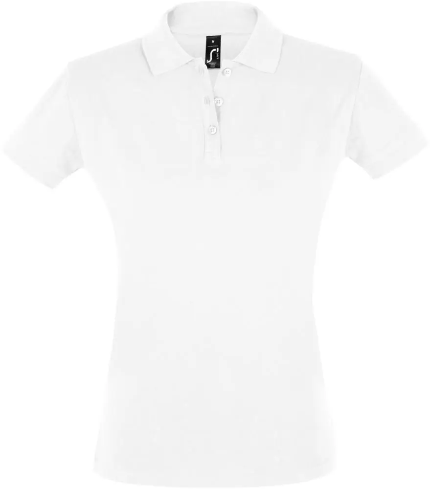 Рубашка поло женская Perfect Women 180 белая, размер XL