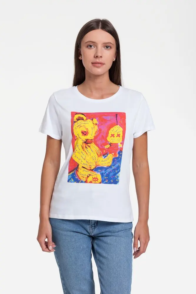 Футболка женская I Don't See You, белая, размер M