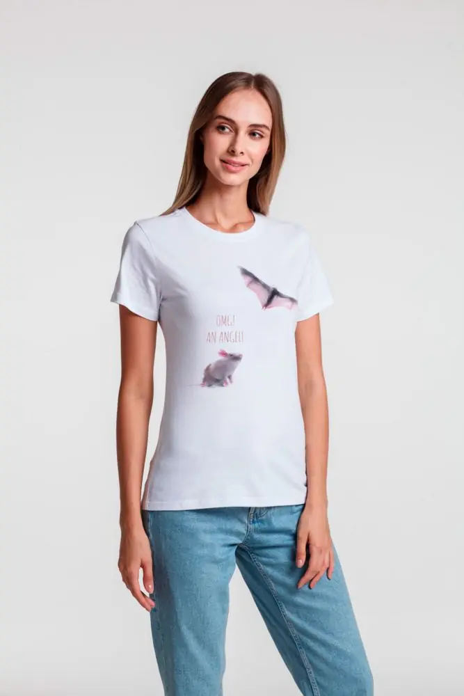Футболка женская An Angel, белая, размер M