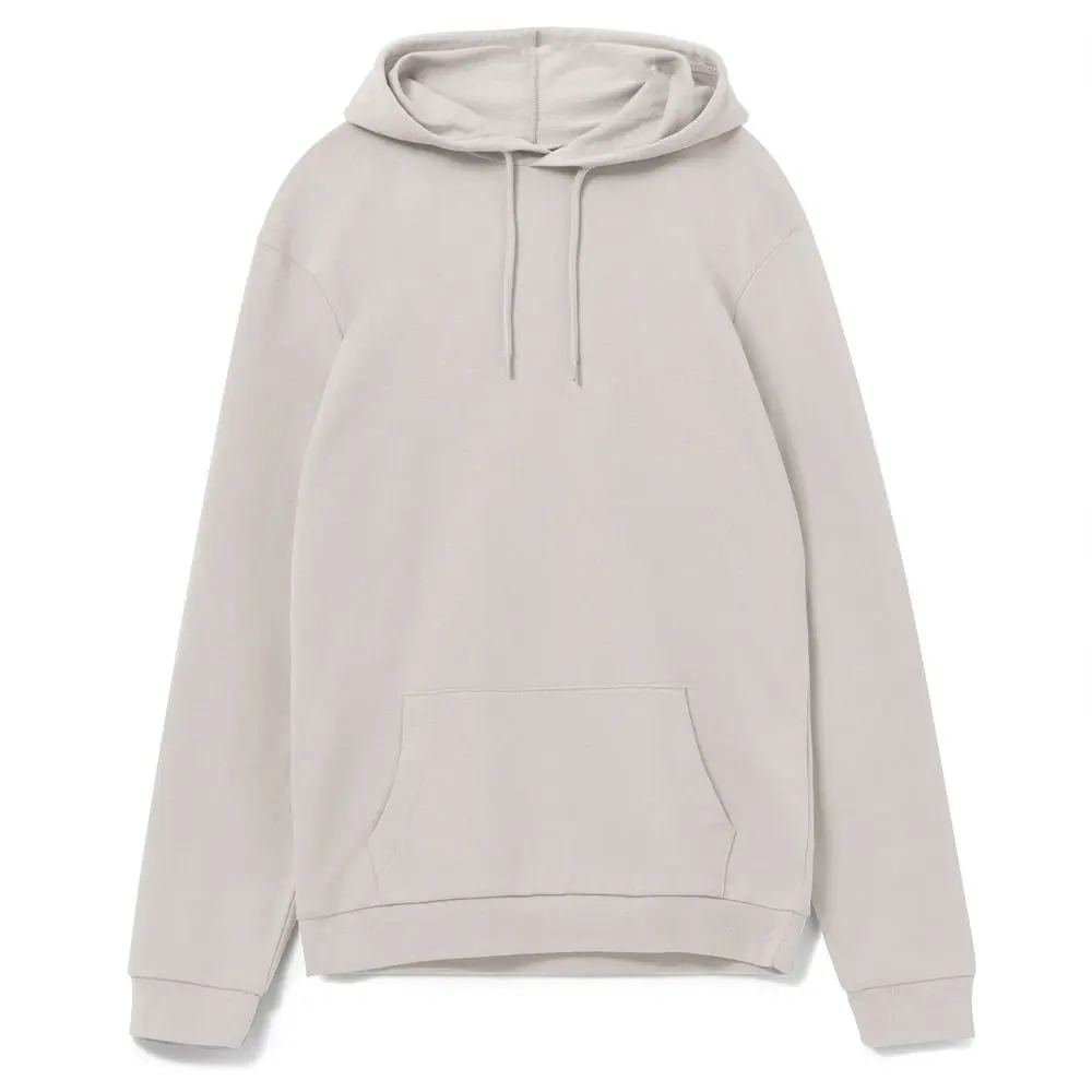 Толстовка с капюшоном унисекс Hoodie, дымчато-серая, размер XXL