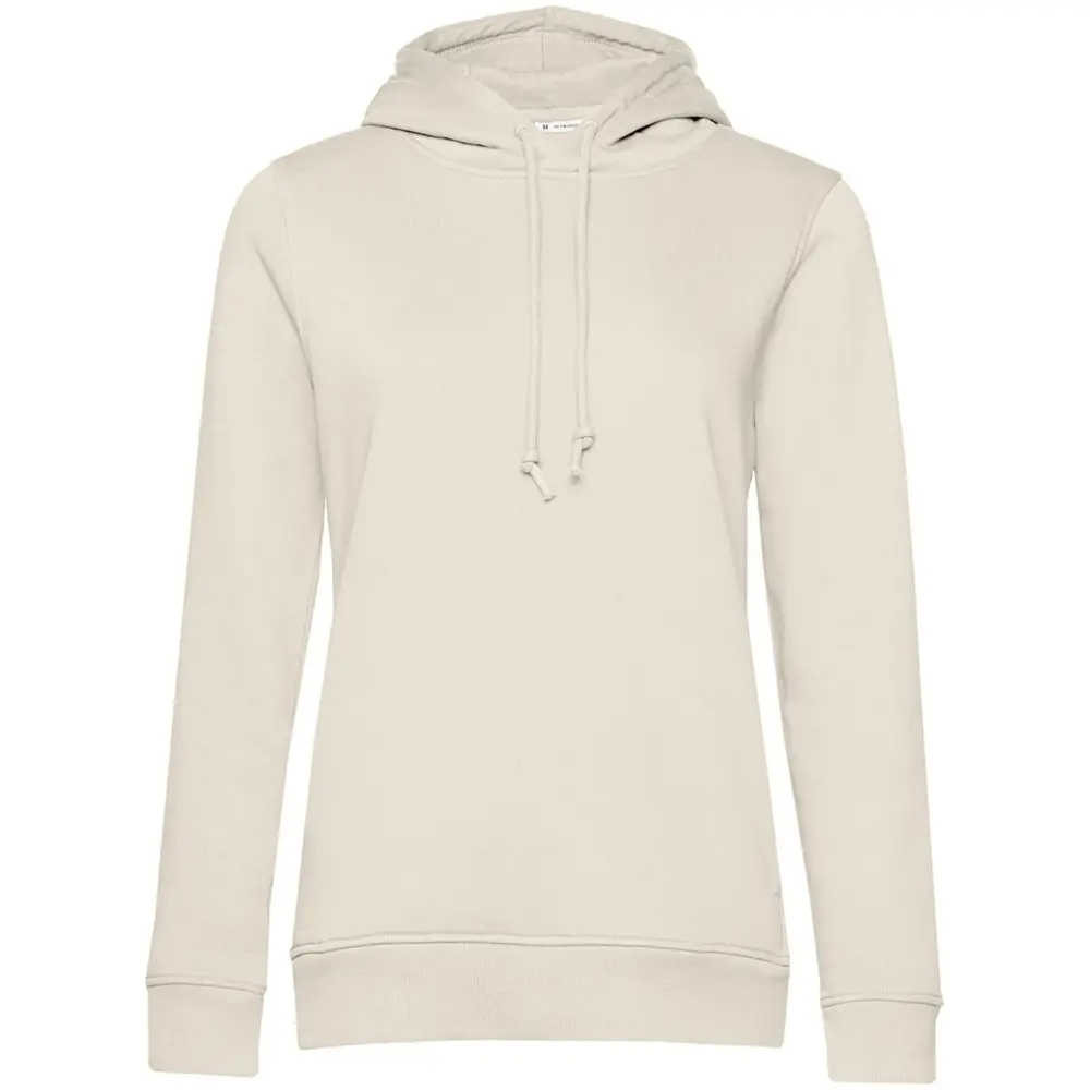 Толстовка с капюшоном женская BNC Inspire (Organic), молочно-белая, размер XXL