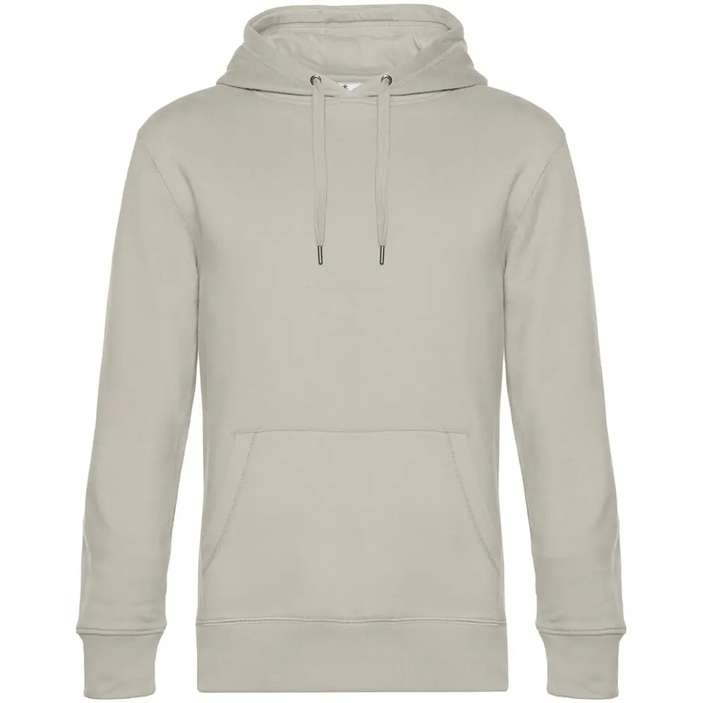 Толстовка с капюшоном унисекс King, дымчато-серая, размер XS