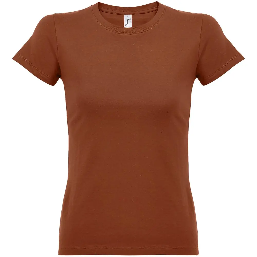 Футболка женская Imperial Women 190, коричневая (терракотовая), размер XXL
