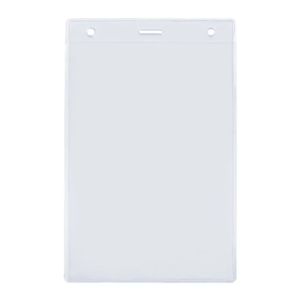 Карман для бейджа Lucid, вертикальный, из фактурного ПВХ