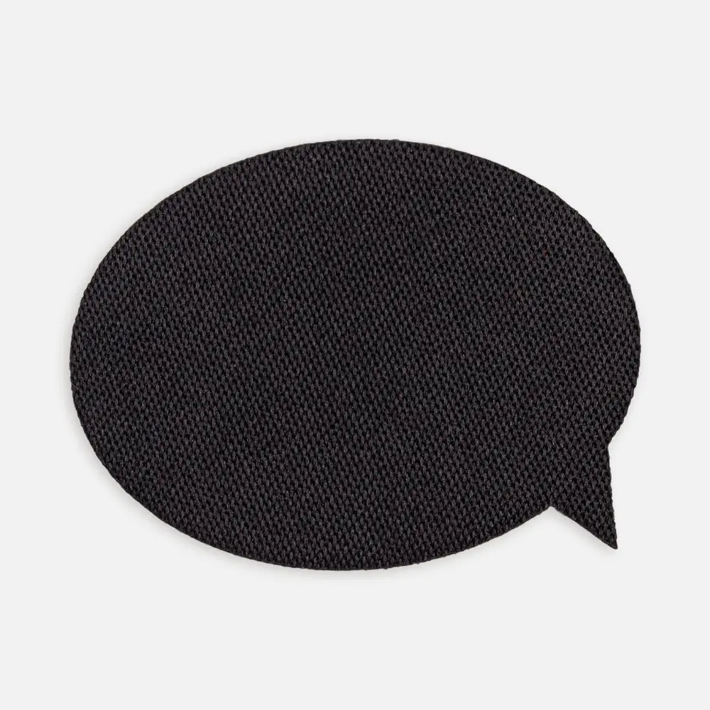 Наклейка тканевая Lunga Bubble, M, черная