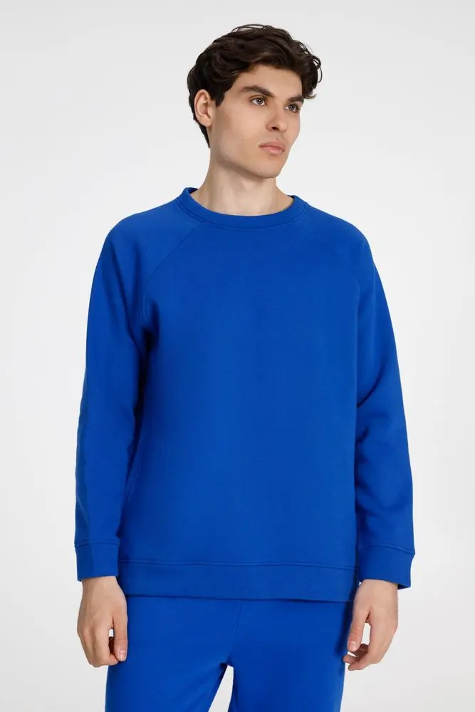 Свитшот унисекс S1, синий, размер M/L