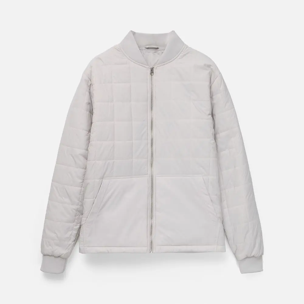 Куртка унисекс Warmbridge, светло-серая, размер L