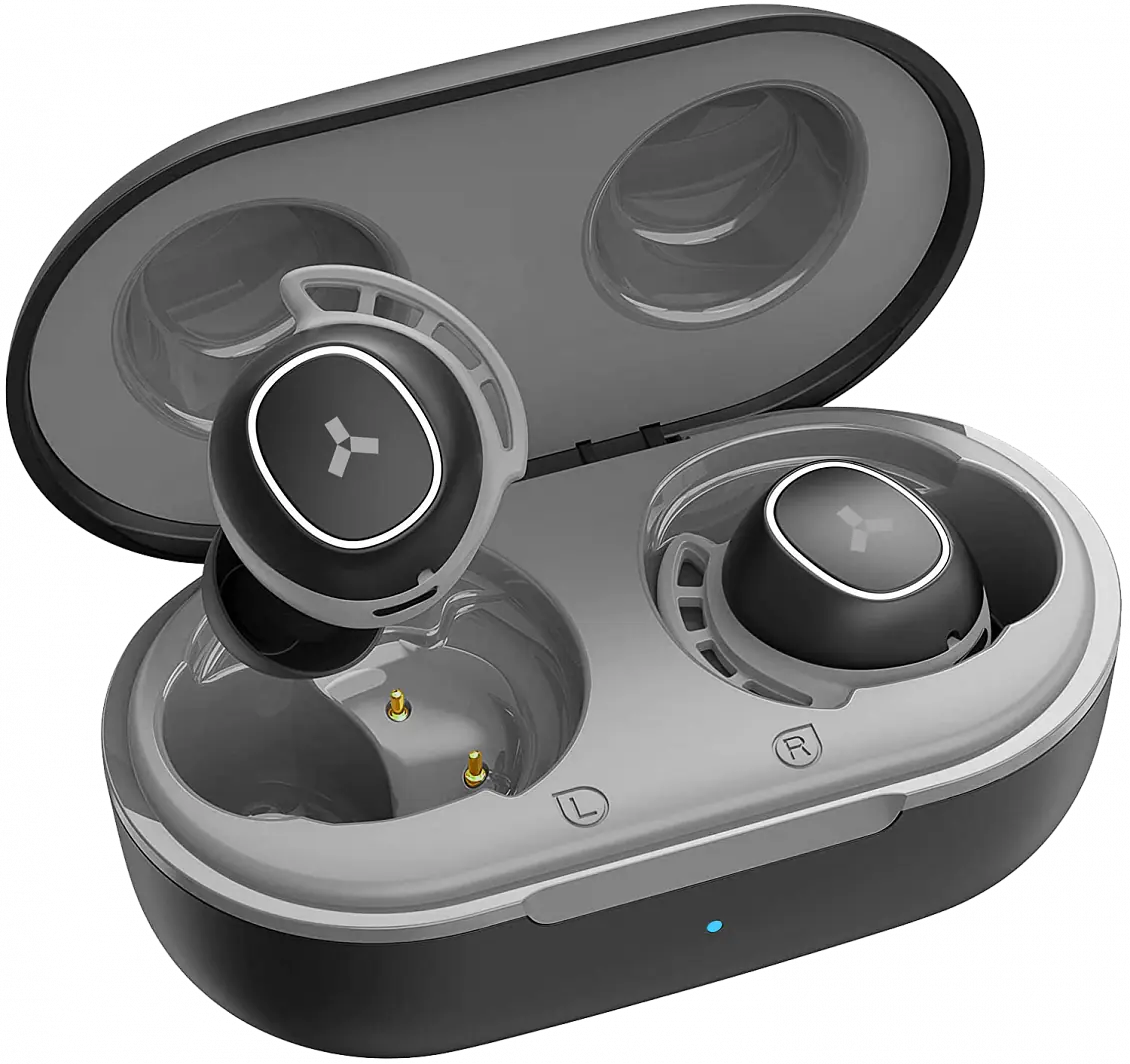 Беспроводные наушники ACCESSTYLE FIESTA TWS, серый (#808080;, 0.2)