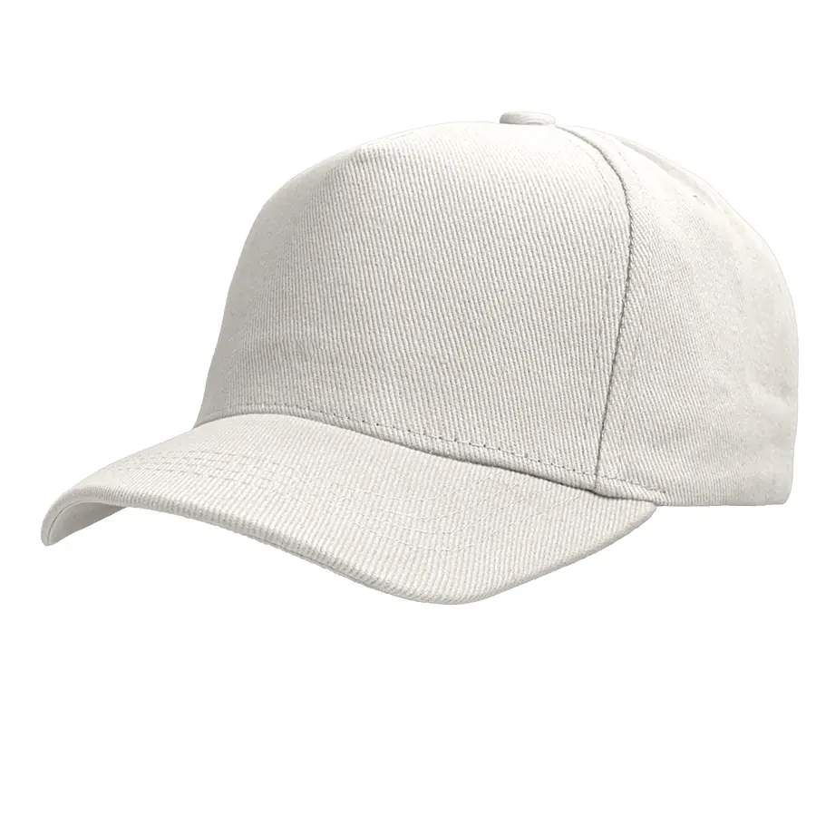 Бейсболка BOSTON, 5 клиньев, металлическая застежка (#FFFFFF;, 58,5 см)