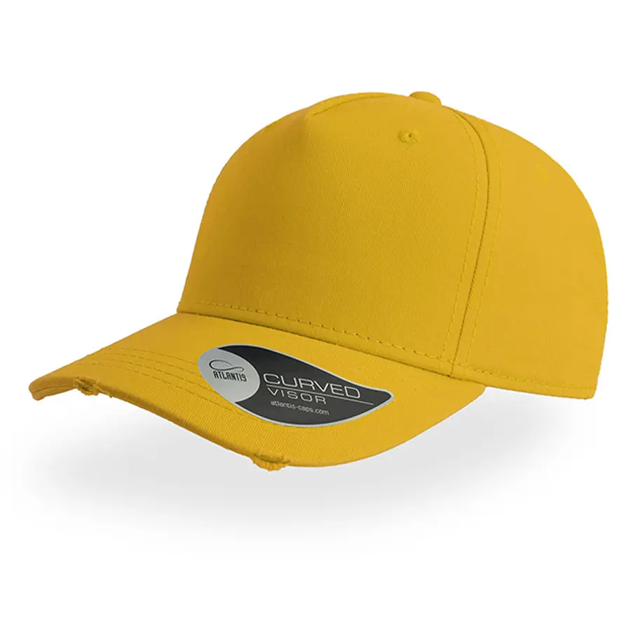 Бейсболка CARGO, 5 клиньев, металлическая застежка (#ffe500;, 58.5 см)