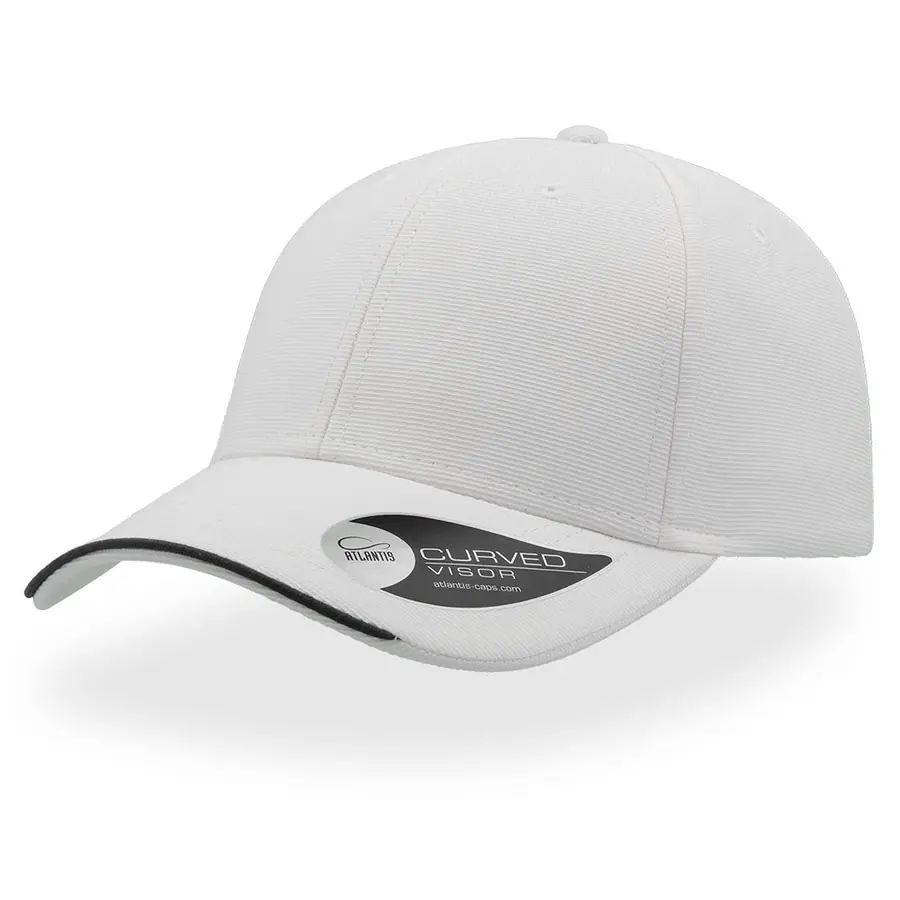 Бейсболка ESTORIL, 6 клиньев, застежка на липучке (#FFFFFF;, 58,5 см)