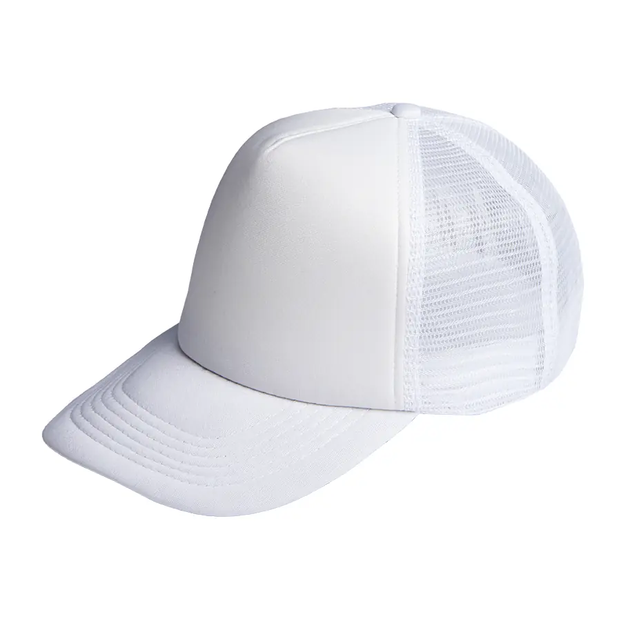 Бейсболка FLICK, 5 клиньев, пластиковая застежка (#FFFFFF;, 58 см)