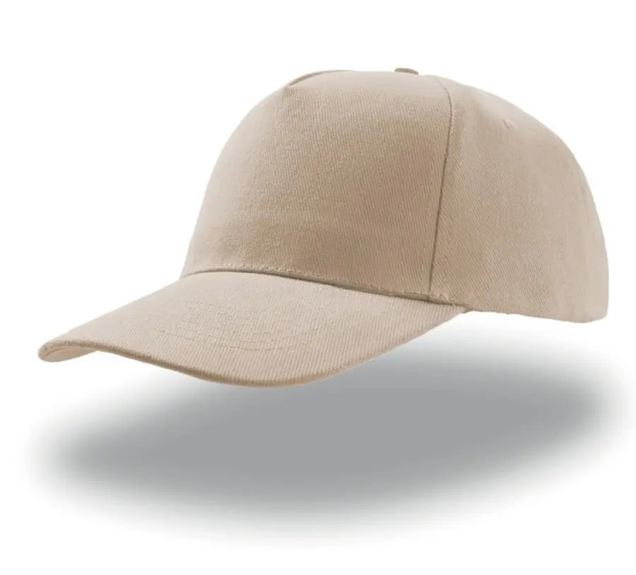Бейсболка LIBERTY FIVE, 5 клиньев, застежка на липучке (#EEE8AA;, 58 см)