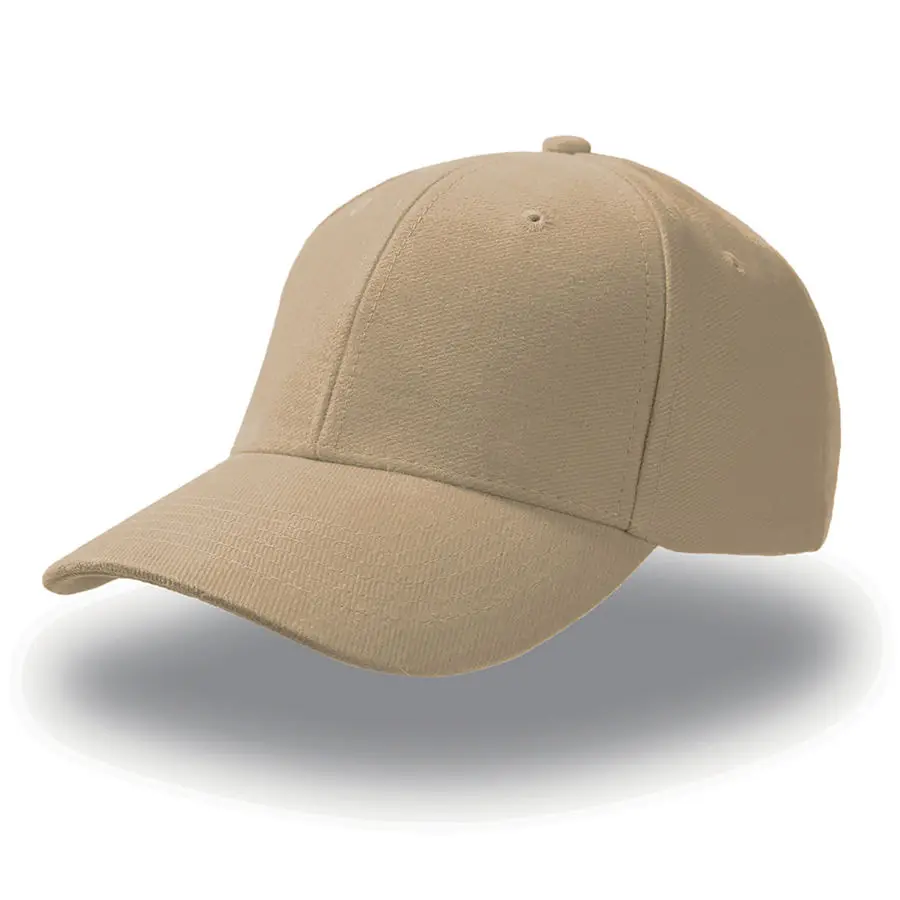 Бейсболка PILOT, 6 клиньев, металлическая застежка (#EEE8AA;, 58,5 см)
