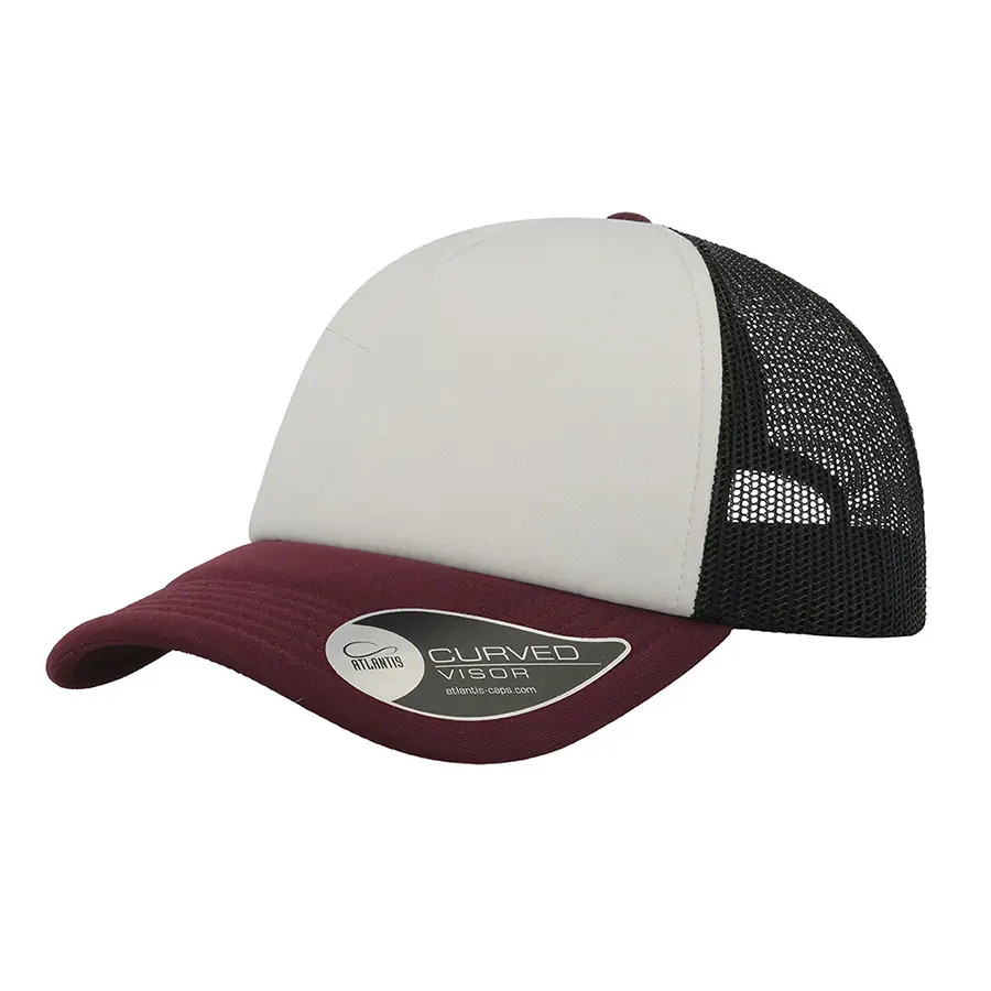 Бейсболка  RAPPER, 5 клиньев, пластиковая застежка (#FFFFFF;, 58,5 см)