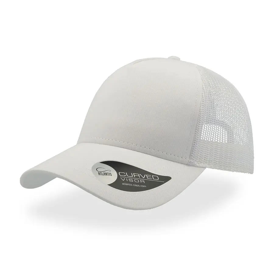 Бейсболка RAPPER COTTON, 5 клиньев, пластиковая застежка (#FFFFFF;, 58.5 см)