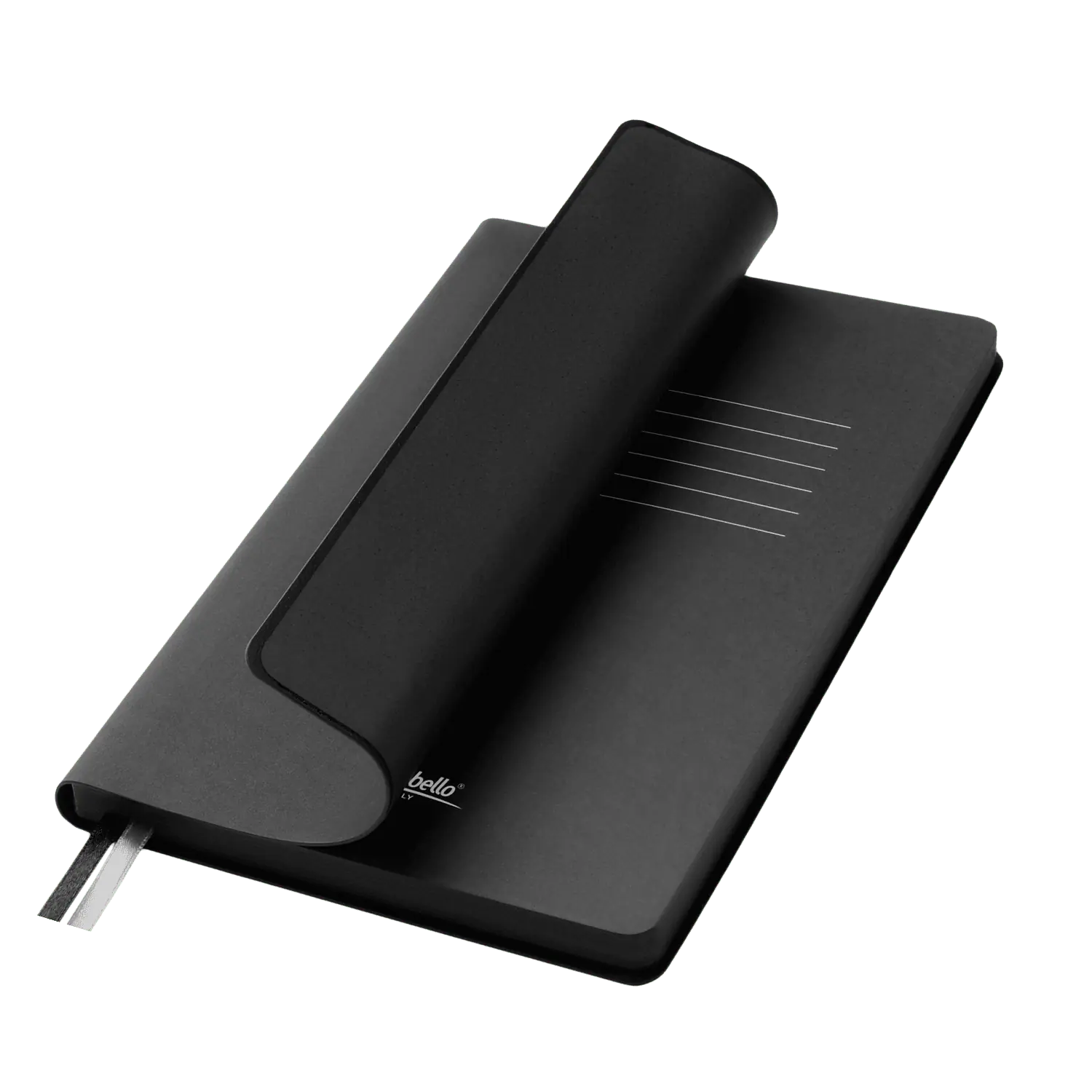 Ежедневник Moon river недатированный, черный