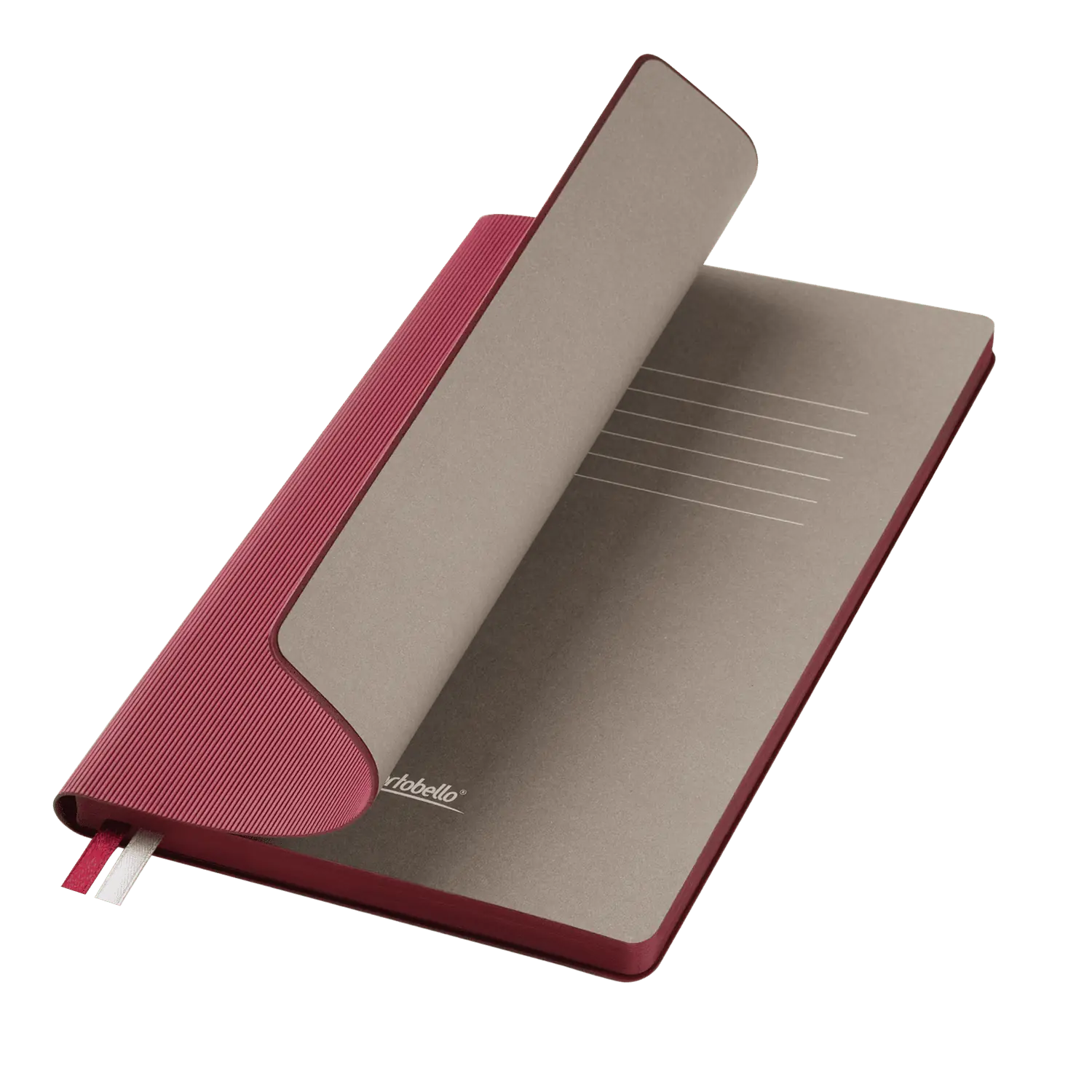 Ежедневник Rain недатированный, бургунди (без упаковки, без стикера)