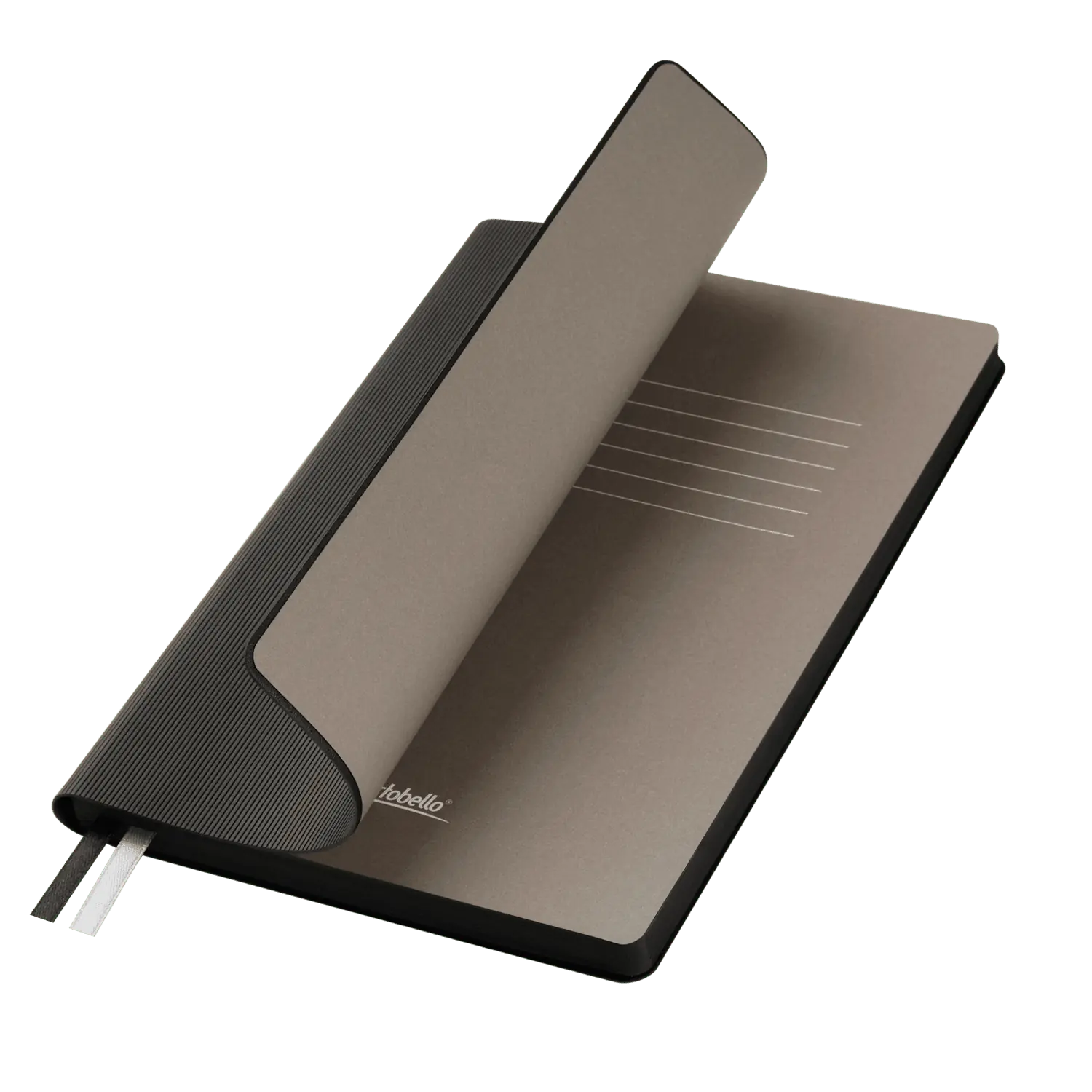 Ежедневник Rain недатированный, черный (без упаковки, без стикера)