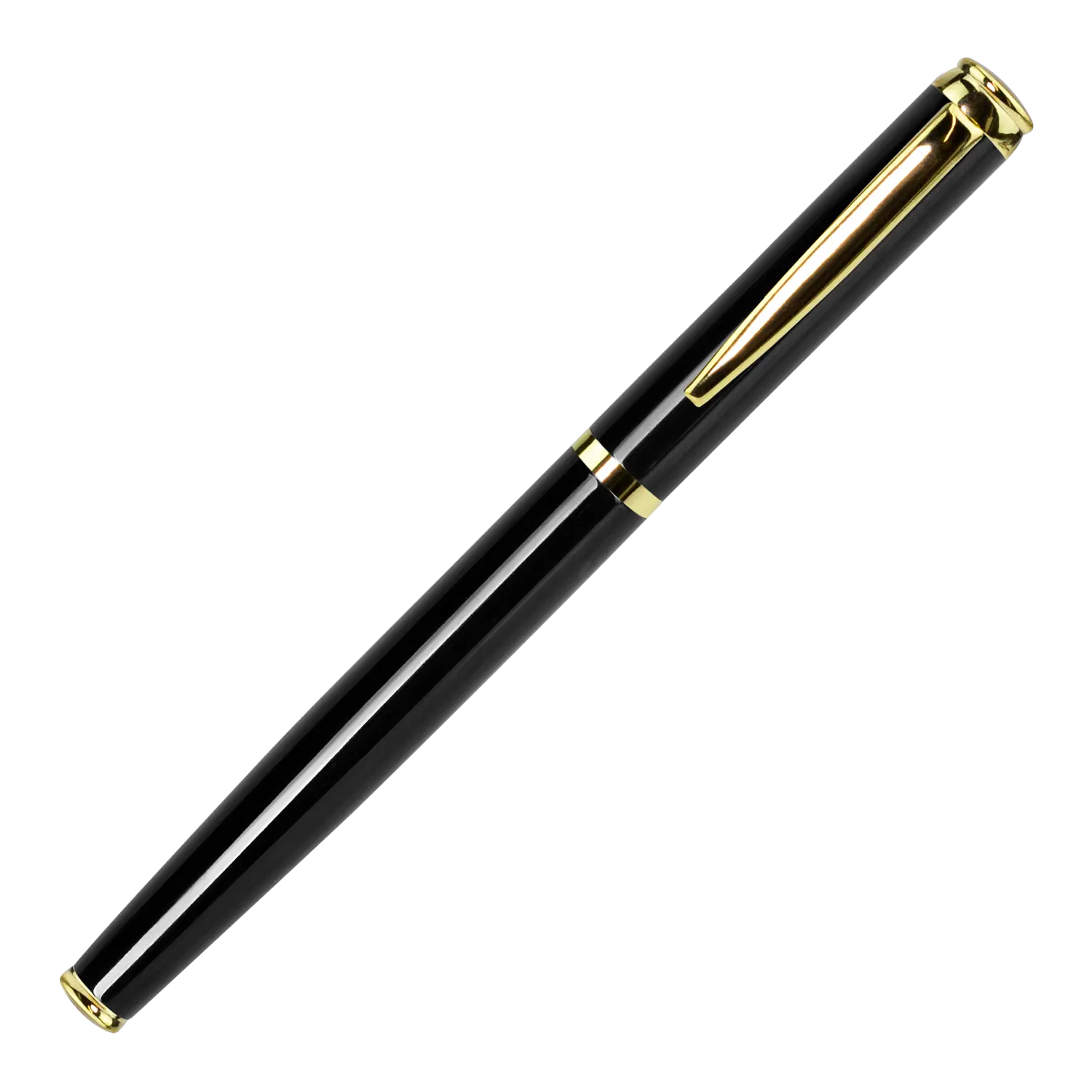 Ручка-роллер Sonata черная/позолота