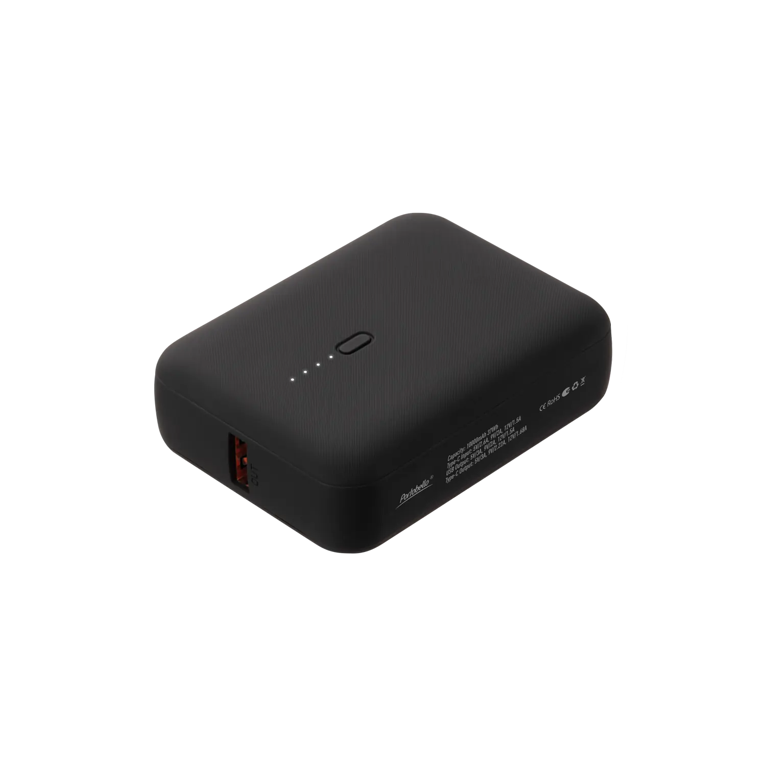 Внешний аккумулятор с функцией быстрой зарядки Formula 10000 mAh, черный