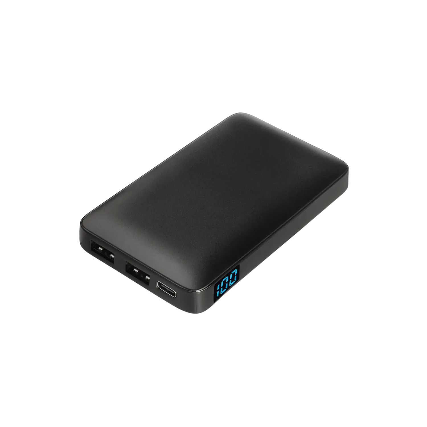 Внешний аккумулятор с цветной подсветкой Ancor Max 5000 mAh, черный