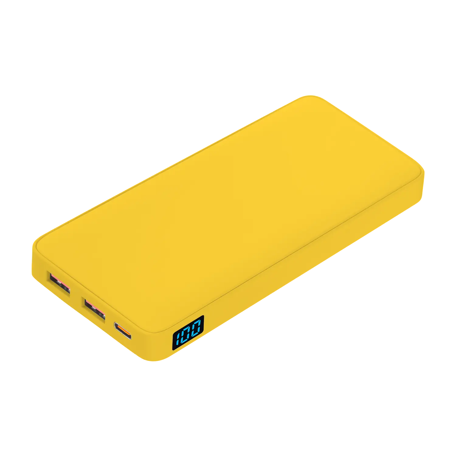 Внешний аккумулятор с подсветкой Ancor PD Plus 10000 mAh, желтый