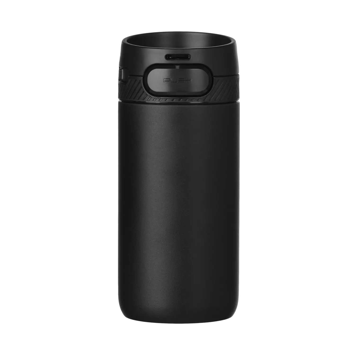 Термокружка вакуумная Toledo, черная глянцевая