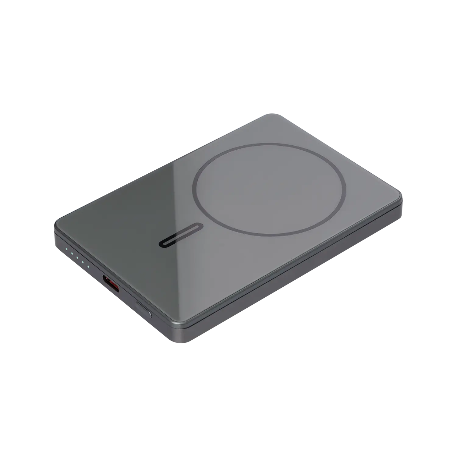 Внешний аккумулятор Onyx PD 5000mAh с функцией беспроводной зарядки 15W, серый