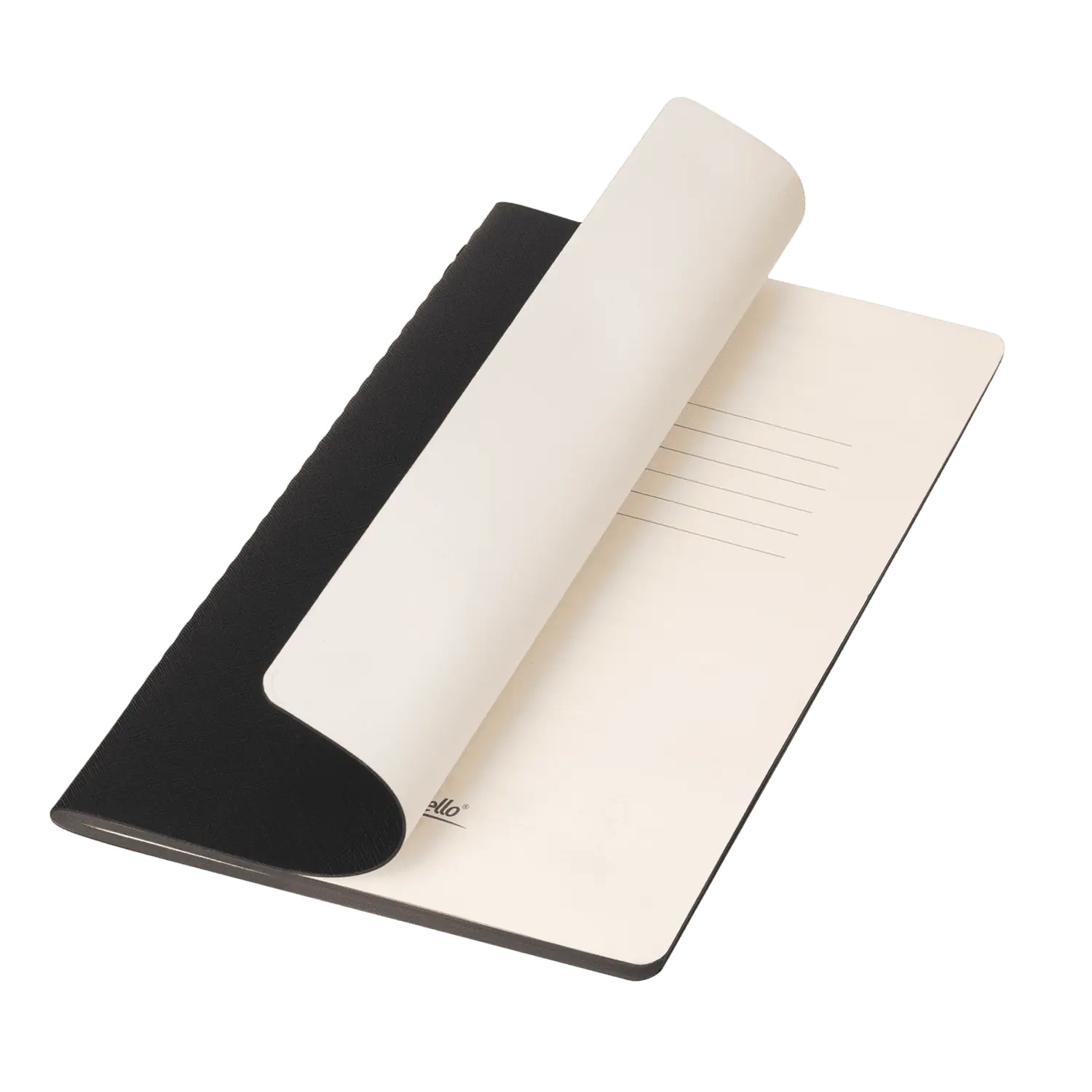 Блокнот Corsa slim, черный