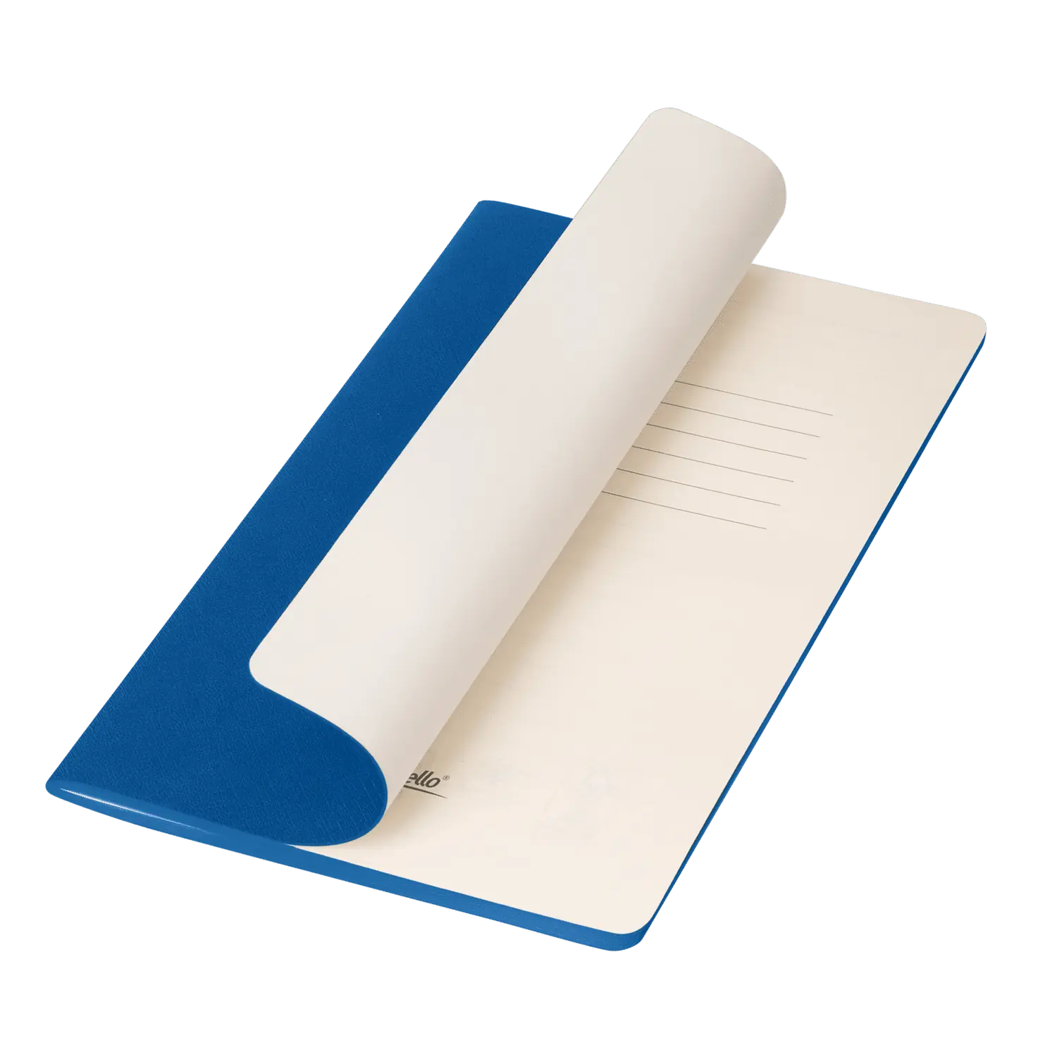 Блокнот Corsa slim, ярко-синий