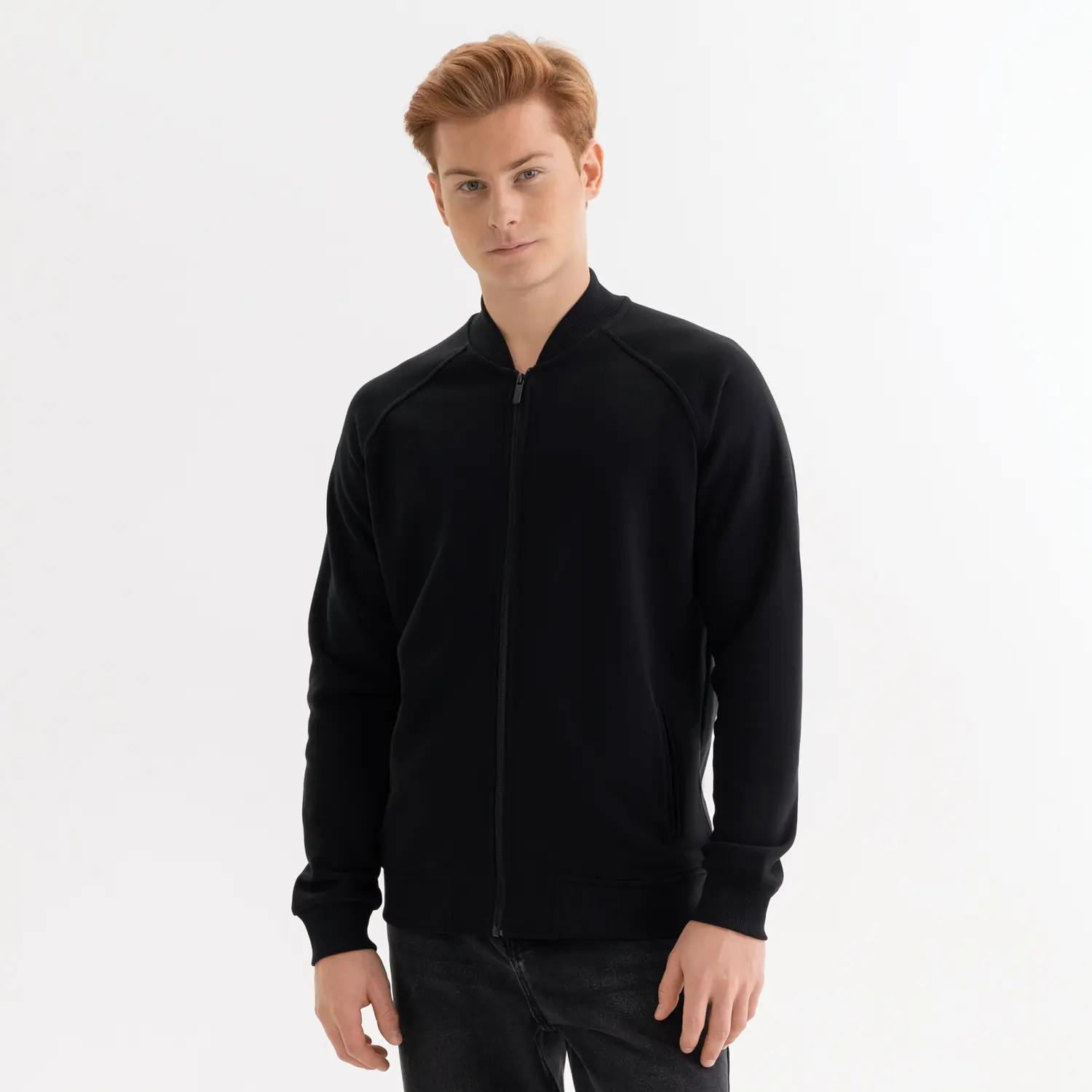 Толстовка на молнии унисекс TORRES NEO черная, размер S