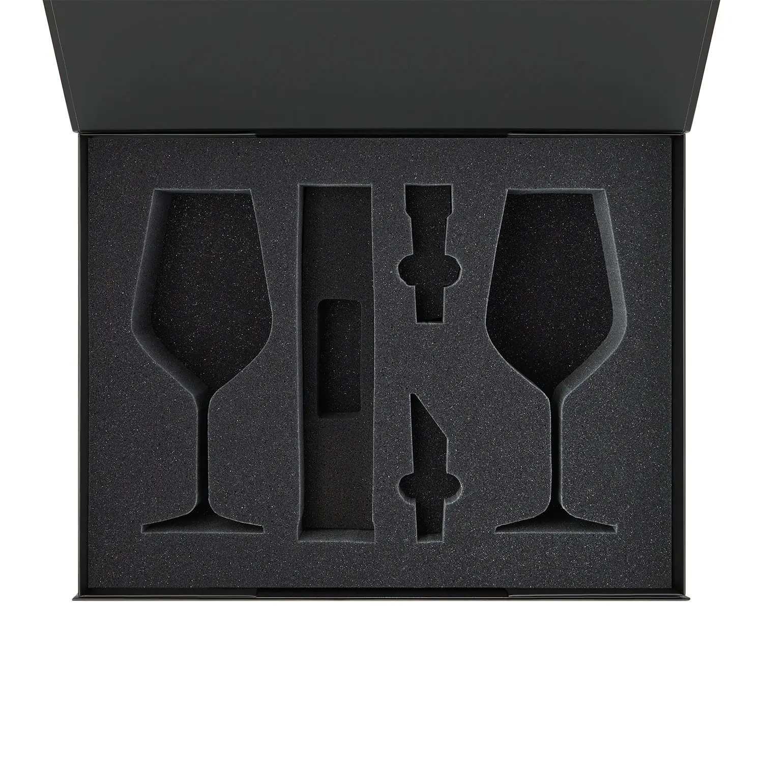 Ложемент под 2 бокала для вина + набор для вина Sacramento в большую коробку-трансформер (арт. 695722)