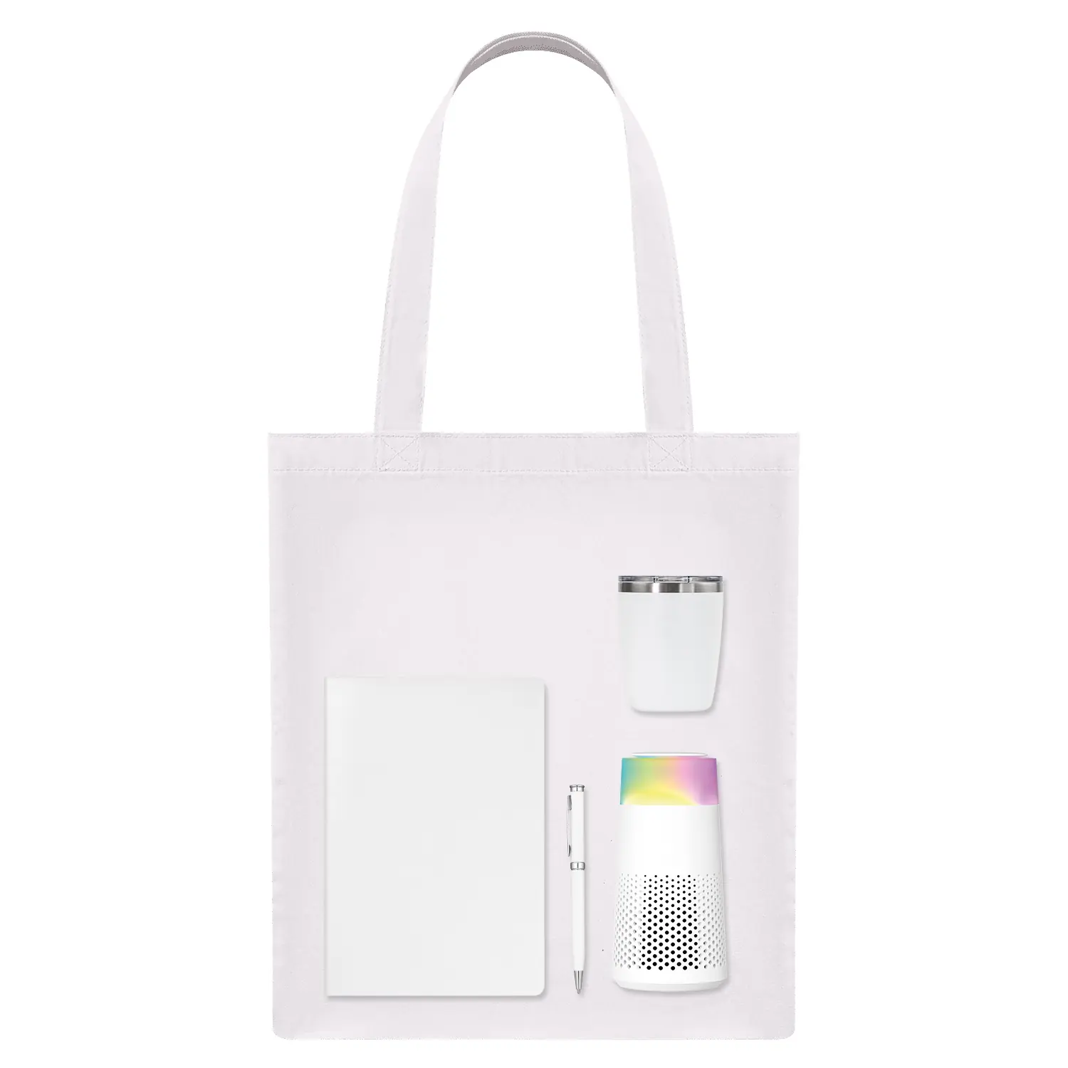 Подарочный набор Welcome Pack Galaxy, белый  (термокружка, очиститель воздуха, ежедневник, ручка, шоппер)