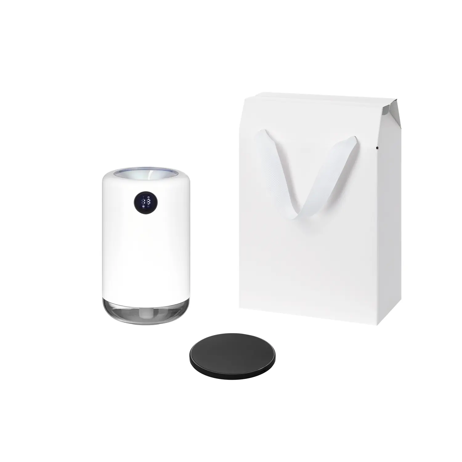 Подарочный набор Bliss, Auris, черный (увлажнитель воздуха, зарядное устройство)