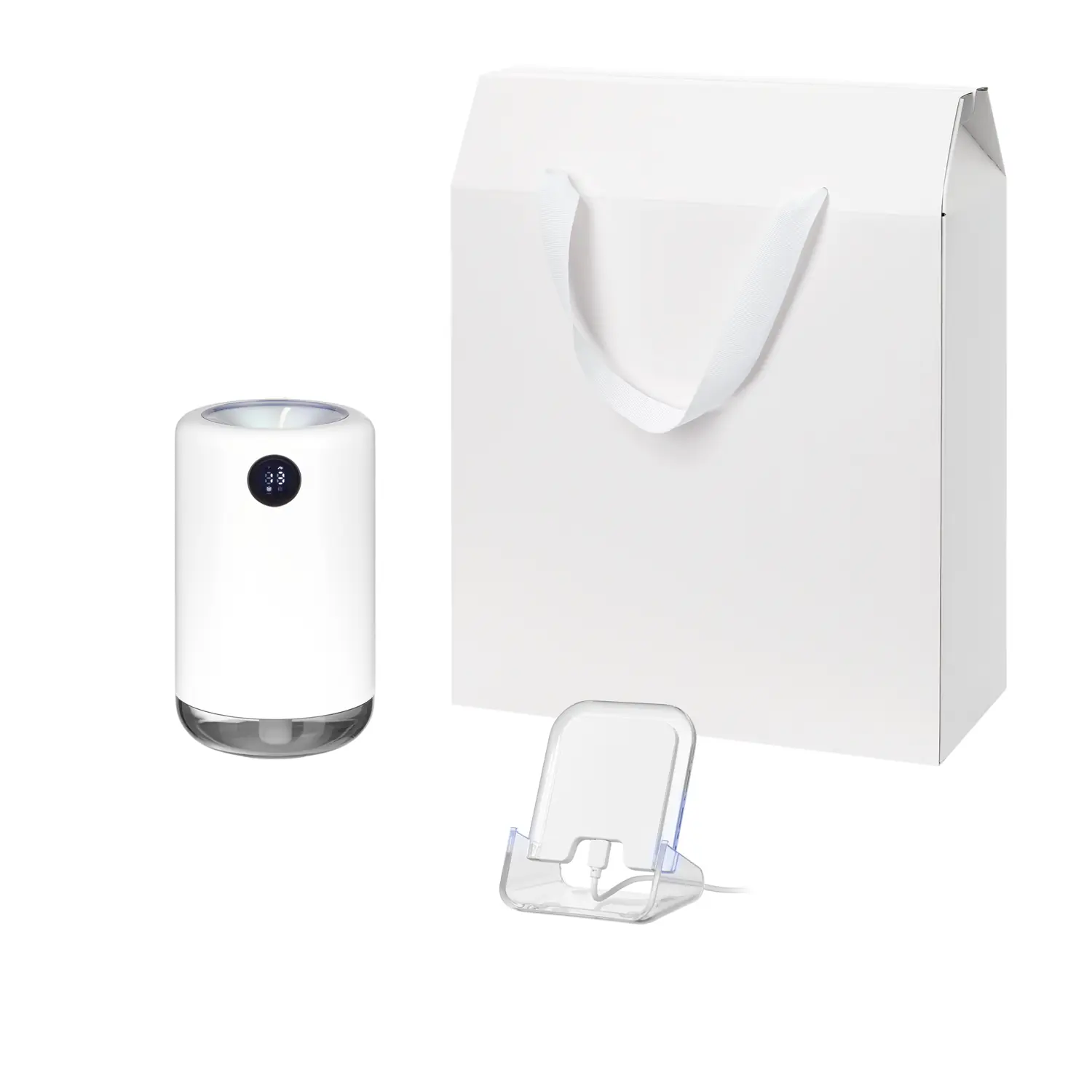 Подарочный набор Bliss, Gloss NEO, белый (увлажнитель воздуха, зарядное устройство)