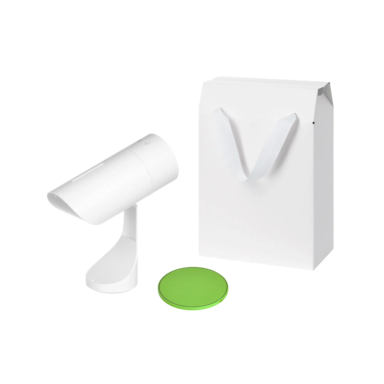 Подарочный набор Prisma, Auris, салатовый (увлажнитель воздуха, зарядное устройство)