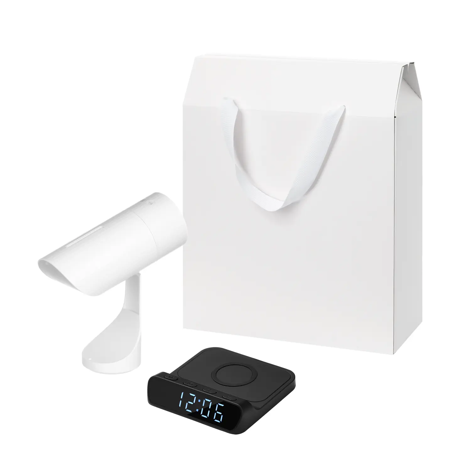 Подарочный набор Prisma, Rigel, черный (увлажнитель воздуха, зарядное устройство)