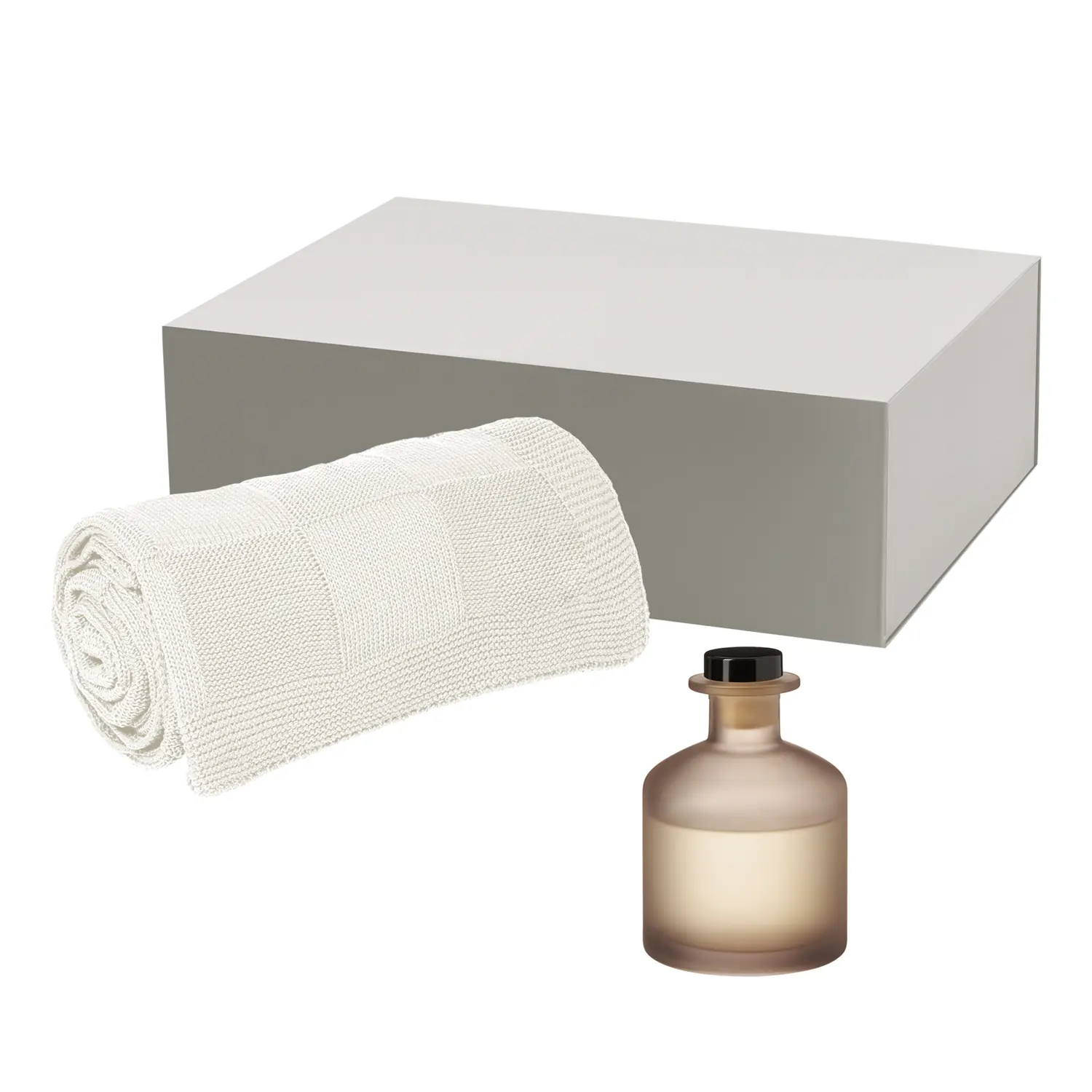 Подарочный набор Mizu, Cella, бежевый (диффузор, плед)