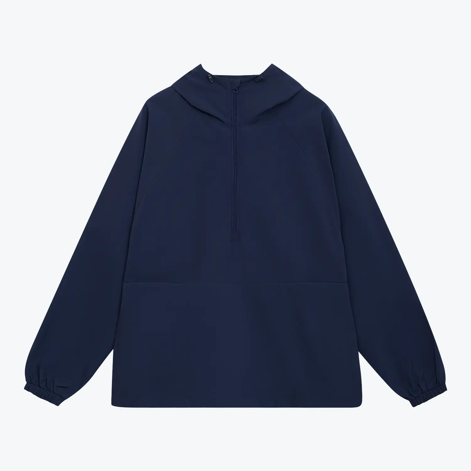 Ветровка (анорак) оверсайз унисекс RISSMAN, темно-синяя, размер XL/XXL