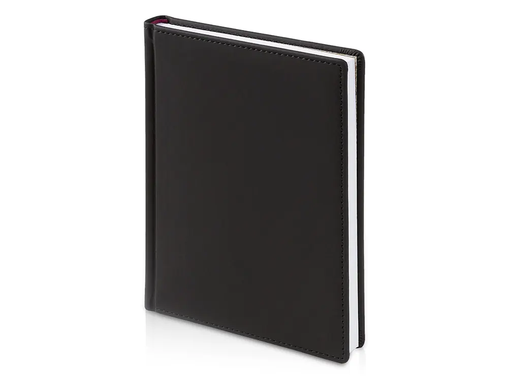 Ежедневник А5 датированный Velvet 2026, черный