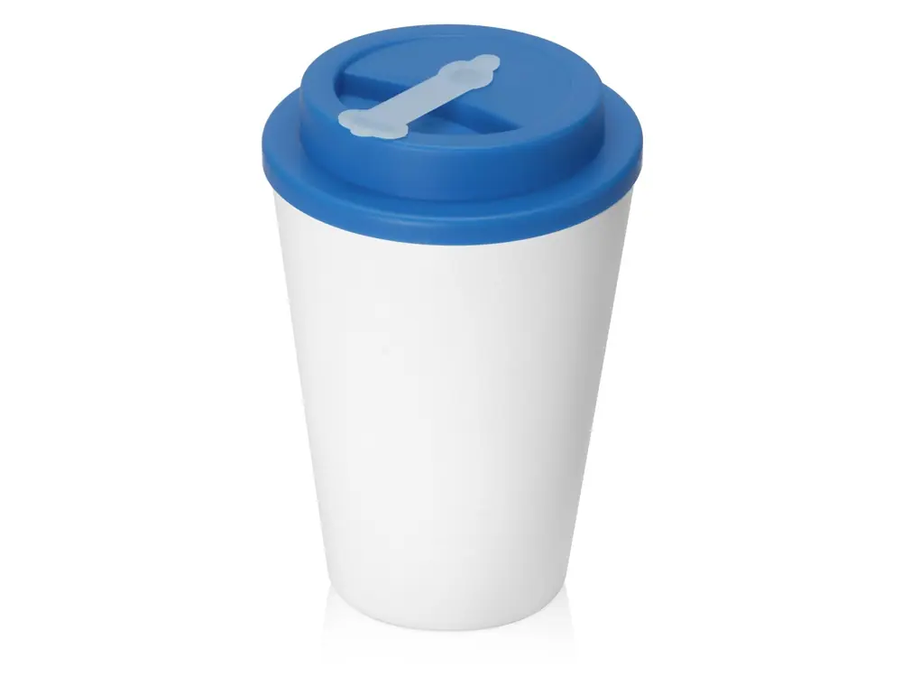 белый/голубой