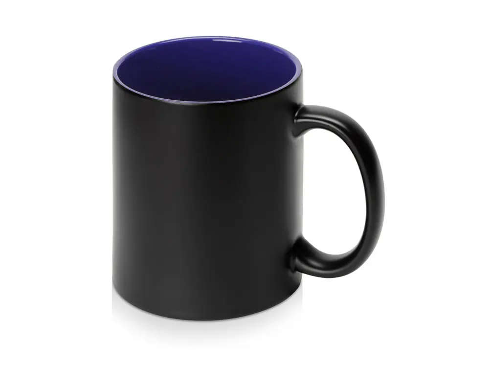 черный матовый/синий глянцевый