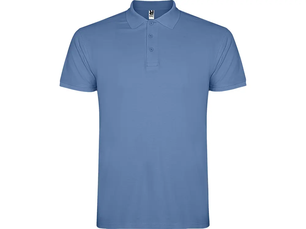 Рубашка поло Star мужская, лазурно-голубой