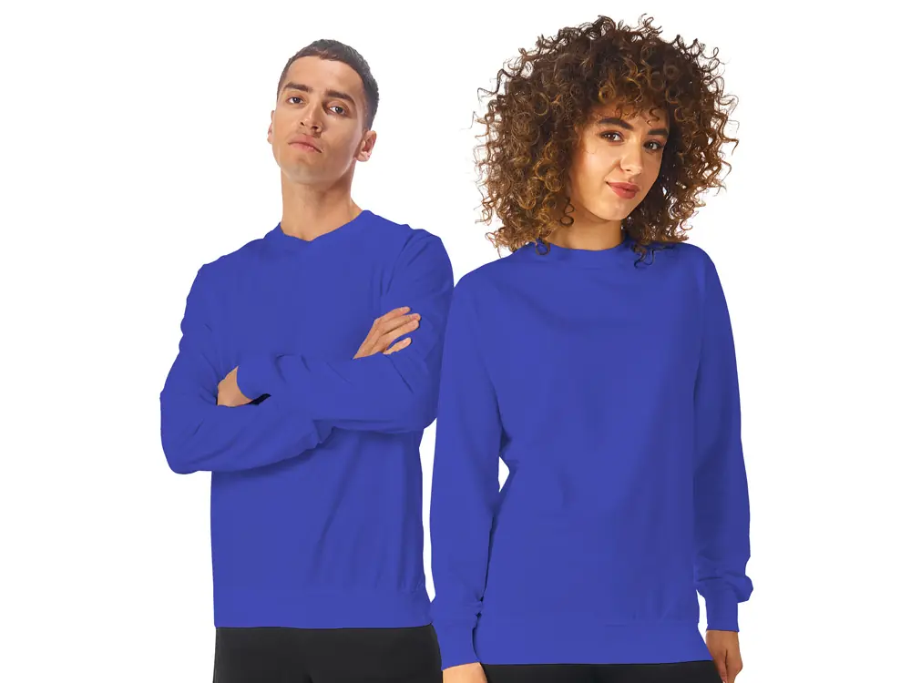 Свитшот Warsaw 220гр, унисекс, кл. синий