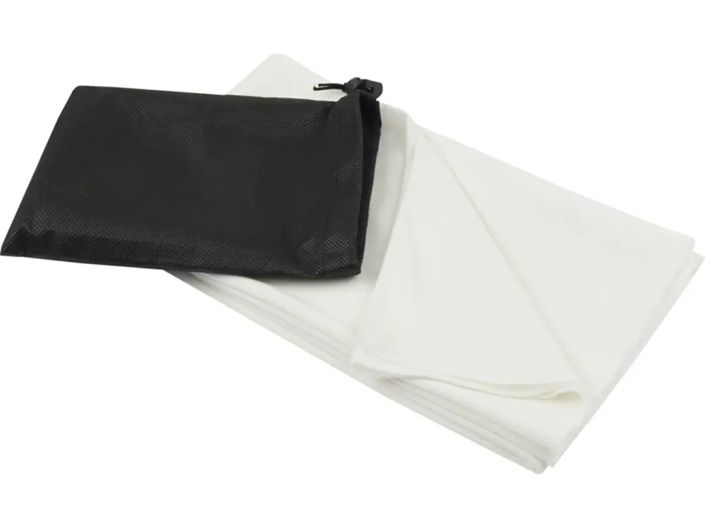 Lucas спортивное полотенце из переработанного полиэстера 70х140 см - Белый