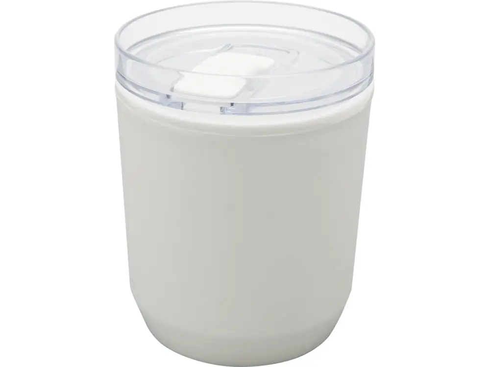 Hudson кружка из переработанного пластика с двойными стенками объемом 180 мл, белый