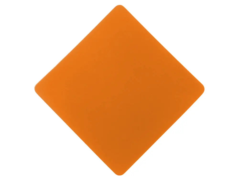ПАТЧ РОМБ soft-touch (оранжевый) 7,6 х 7,6 см