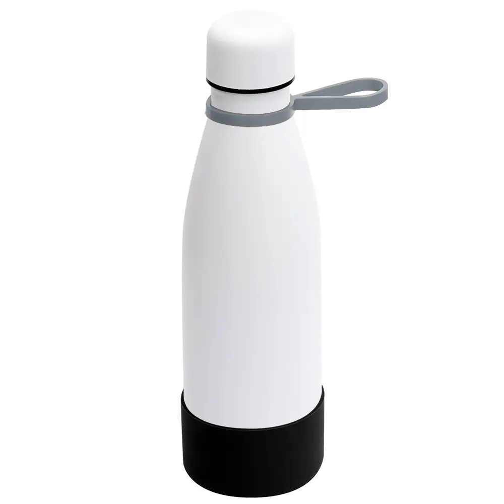 Термобутылка герметичная вакуумная Olivia To Go, белый/серый/чёрный